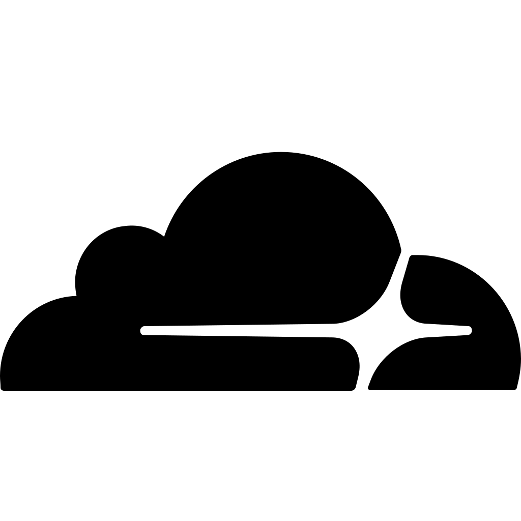 Cloudflare cloud icon